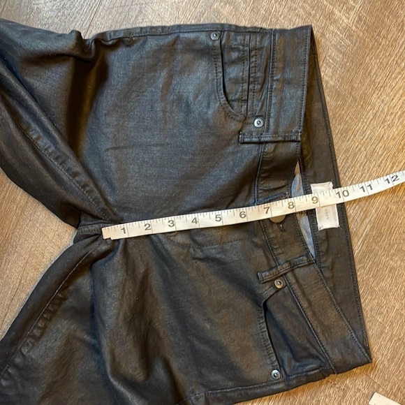 Lou & Gray Modern Skinny Ankle Coated Denim Jeans size 0/25 Zipper Ankle - Picture 16 of 16